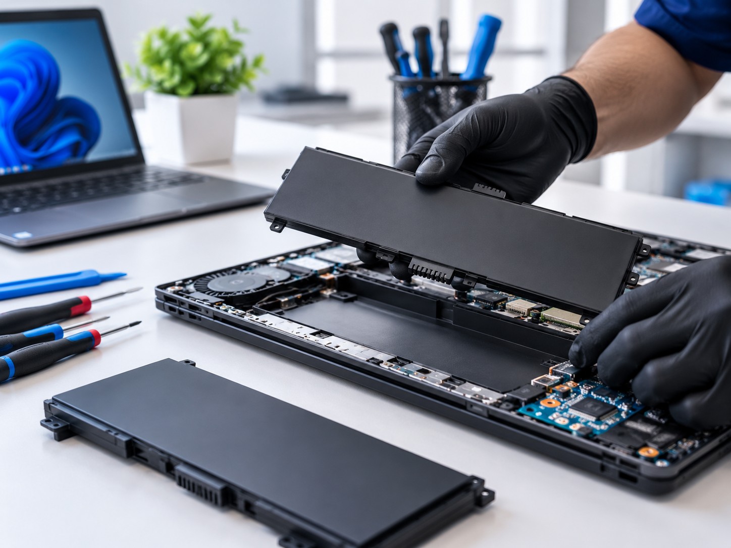 Laptop battery replacement in Bangalore