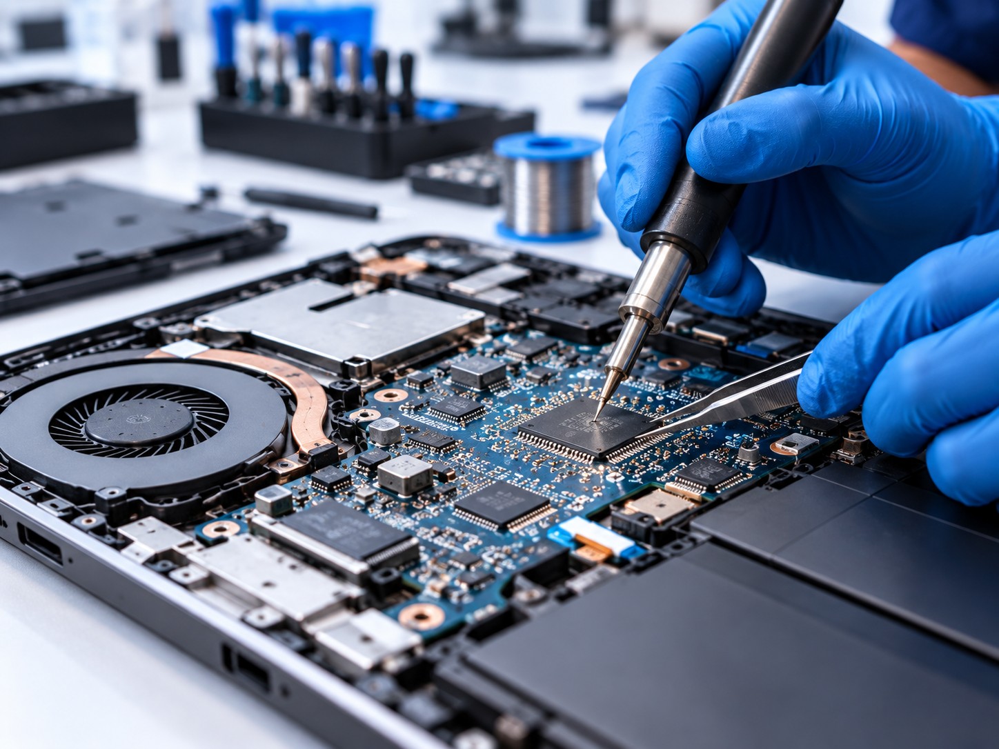 Laptop chip level repair in Bangalore